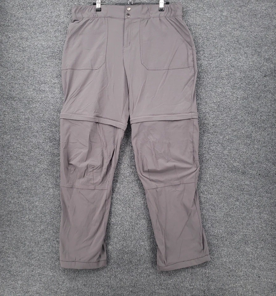 Pantalones Columbia para mujer L grandes grises convertibles Silver Ridge utilitarios senderismo Foto 1 de 4