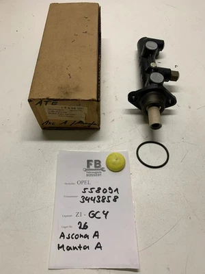 Opel Ascona MAnta A brake master cylinder original 3443858 558091 ATE - Image 1 of 4