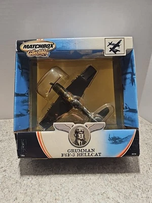 Vntg 2004 Matchbox Collectables Grunman F6F-3 Hellcat Diecast Plane - Image 1 of 4