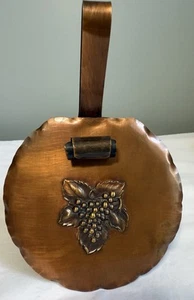 Vintage Drumgold Copper Leaf & Berries Silent Butler Crumb Catcher - Bild 1 von 13