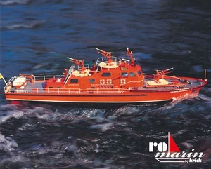 Krick 1/25 Scale Dusseldorf Fire Fighting Boat RC Model Kit - Picture 1 of 1