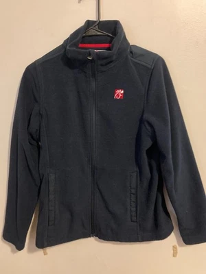 Chic-Fil-A Jacket Women's Medium Blue Fleece Full Zip Chic Fil A Employee - Image 1 of 4