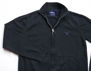 GANT Premium Baumwolle durchgehender Reißverschluss Strick Pullover Herren Cardigan Oberteil Größe L Large 83084 - Bild 1 von 8