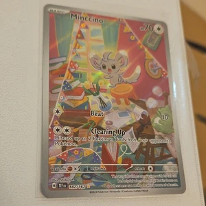 x1 Minccino - 182/162 - Illustration Rare Pokemon SV05 Temporal Forces M/NM - Picture 1 of 3
