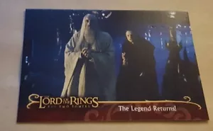 LORD OF THE RINGS - THE TWO TOWERS -PROMO CARD L2 SARUMAN (UK) NM - Picture 1 of 1