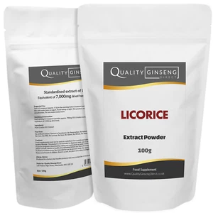 LICORICE LIQUORICE - 10:1 Extract Powder - Strength & Quality - Choose Pack Size - Picture 1 of 6