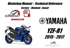 Yamaha YZFR1 YZF R1 Service Repair Workshop Manual 2015 - 2017 - Picture 1 of 9