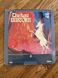 The Last Unicorn - Video Disc CED Videodisc - CBS Fox - Kids - SEALED