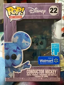 Conductor Mickey #20 Funko Pop Figure Art Series Walmart Exclusive - Picture 1 of 2