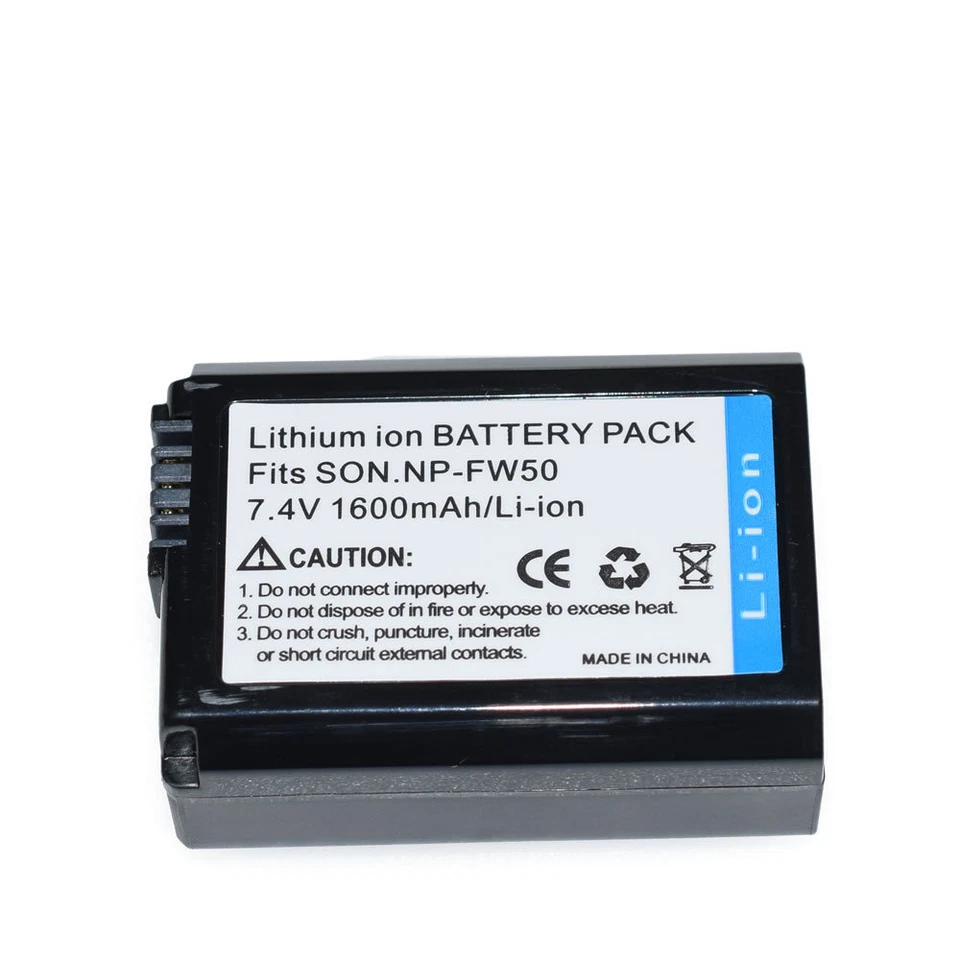 New NP-FW50 Camera Battery For Sony NEX-3 NEX-5 NEX-6 Alpha 7R A35 A55 A6000 - Image 1 of 4