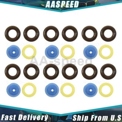 Fuel Injector Seal Kit For Audi A6 Quattro 1998 1997 1996 1995 Standard Ignition - Image 1 of 2