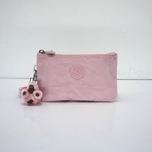Kipling Creativity L Large Accessory Pouch Polyamide AC2084 Soft Blush $39 NWT - Picture 1 of 9