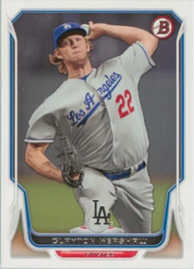 2014 Bowman #100 Clayton Kershaw Los Angeles Dodgers Baseball Card - Picture 1 of 2
