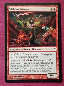 Magic The Gathering DUEL DECKS SORIN VS TIBALT VITHIAN STINGER red card MTG - Picture 1 of 2