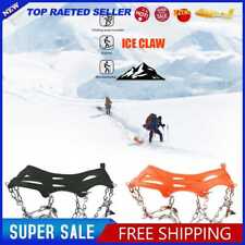 13 Teeth Anti-slip Outdoor Climbing Crampons Ice Snow Shoes Cover Gripper Spikes