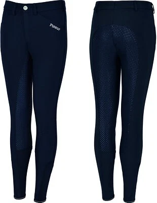 PIKEUR YOUTH BRADDY GRIP REITHOSE KINDER TEENAGER VOLLBESATZ SILIKON BUM