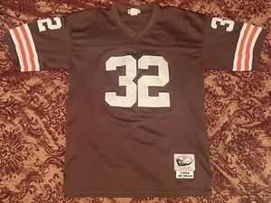 Cleveland Browns Jim Brown Throwback Jersey 1964 Mitchell & Ness Men’s Size 54 - Picture 1 of 2
