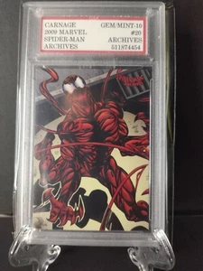 Marvel Spiderman #20 2009 Carnage Archives deportes gemas 10 gemas como nuevas sin holo - Imagen 1 de 2