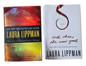 2 Laura Lippman Books The Most Dangerous Thing 2011 & And When She Was Good 2012 - Foto 1 di 11