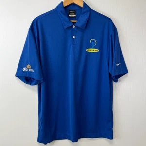 Nike Polo Men Large Swoosh Golf Dri Fit Cool Corona Puttin Pepin Party Core Ne - Picture 1 of 15