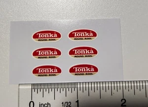 Tiny Tonka Truck Original Oval Sticker Years 1968-1969 Tiny Tonka Logo - Picture 1 of 2