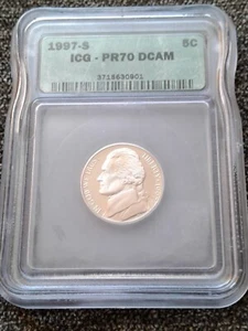 1997-S 5 Cent ICG PR70 DCAM - Picture 1 of 6