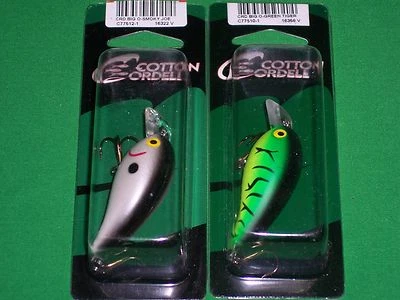 Cotton Cordell CRD Crankbait - Big O-Smokey Joe & Green Tiger (2 Pack)  - Image 1 of 4