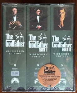 GODFATHER Collection 25th ANNIVERSARY Box Set Widescreen VHS NEW READ DETAILS - Bild 1 von 10