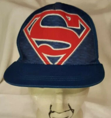 DC Comics Superman Bordado Logo Snapback Gorra de Pelota Sombrero Azul/Rojo Niños Talla  Foto 1 de 4