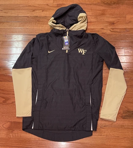 Wake Forest Demon Deacons Nike Player Quarter-Zip Hoodie Jacket Medium Tall MT Cover