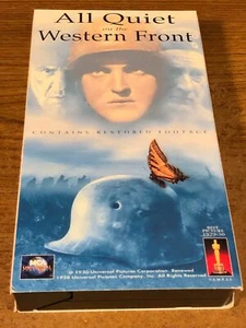 All Quiet On The Western Front VHS VCR Video Tape Used Movie Lou Ayres - Picture 1 of 6