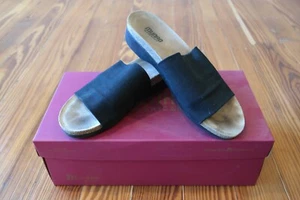 Munro Aquarius Womens Black Stretch Slip On Sandal Comfort Size 9 - Picture 1 of 10