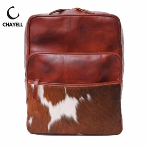 Premium Vollnarben Vintage Leder Rucksack für Damen & Herren - 17 Zoll Laptoptasche - Bild 1 von 14