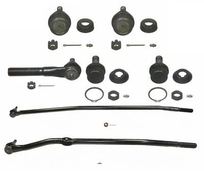 Juego de 7 piezas de extremos de varilla de amarre delantera y rótulas MOOG para Dodge Ram 1500 2500 4x4 Foto 1 de 4