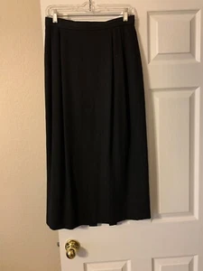 Classic Long Black Skirt, Sz 10 - Picture 1 of 4