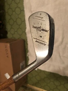 Antique Vintage Hickory Wood Shaft Mashie 5 Stabrite Golf Club - Picture 1 of 12