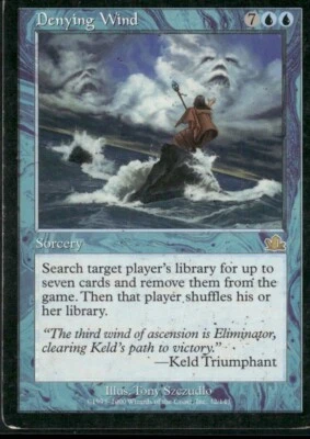 Magic: The Gathering TCG Denying Wind 32/143 Prophecy - Image 1 of 4