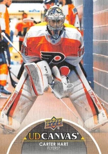 2021-22 Upper Deck Canvas #C180 Carter Hart - Picture 1 of 2
