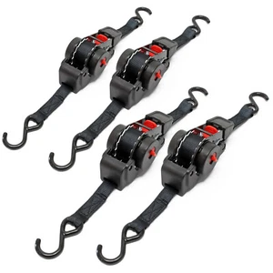 4x Automatik Spanngurt Zurrgurt automatisch 2m 100daN Ratschengurt - Bild 1 von 5