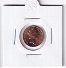 AUSTRALIAN:  1986  1 CENT UNC COIN FROM MINT SET IN 2X2 HOLDER .. ..