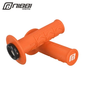 Empuñaduras de mano bloqueadas para motocicletas de carreras NUEVAS EN CAJA manillar de goma Dirt Pit bicicleta naranja - Imagen 1 de 8