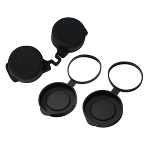 2x Durable Rubber Len Cover Cap For Binoculars Objective Optics Protection Cover - Picture 1 of 11