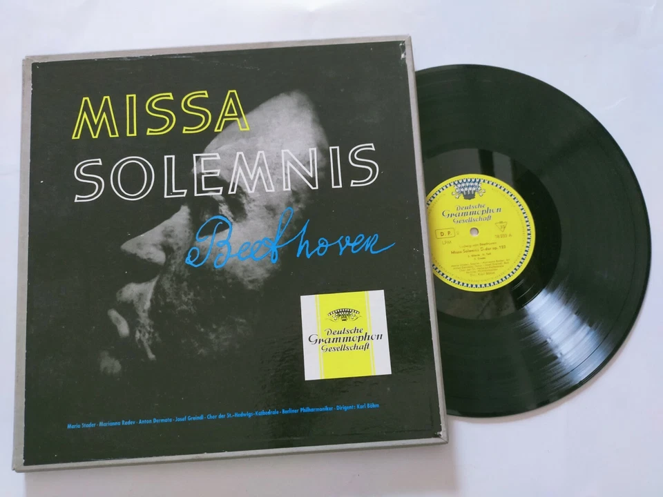 2LP Vinyles 33T Coffret "Beethoven Missa Solemnis" BE - Photo 1/3