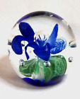 Vintage, Dynasty Gallery Heirloom Collectible, HandBlown Glass Lily Paper Weight