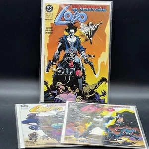 LOBO: Unamerican Gladiators #2, 3, 4 Mignola, Grant SERIES SET DC LOTTO 1993 BELLO! - Foto 1 di 8