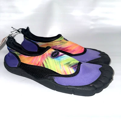 Norty Footwear Size 10 M Black Purple Womens Water Shoes New NWT - Image 1 of 4