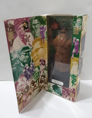 Vince Lombardi 1998 Limited Edition Collectors Series Action Figure RARE VTG Cover