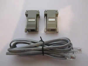 2 X UNITRONICS MJ10-22-CS25 ADAPTER  + CABLE  E91242 USED - Picture 1 of 10