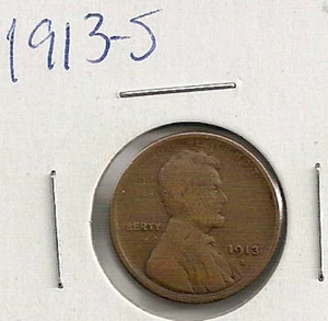 1913-S Lincoln Cent : Very Good + - Picture 1 of 2