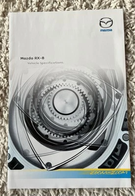 MAZDA RX-8 RX8 Specification Brochure 2007 - Image 1 of 4